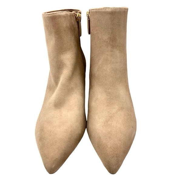 NIB L'Agence Aimee Beige Suede Ankle Boot - Sz 37.5 = US 7.5 - Picture 8 of 13